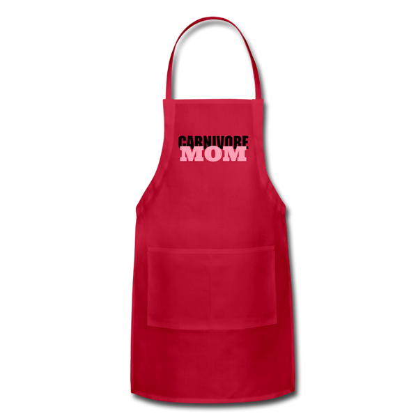 CARNIVORE MOM - Style 1 - Apron - red