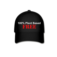 100% Plant Based FREE - Style 1 - Hat - black