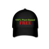 100% Plant Based FREE - Style 2 - Hat - black