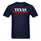 TEXAS CARNIVORE - Men - T-Shirt - navy