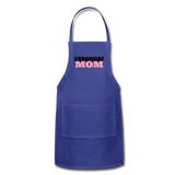 CARNIVORE MOM - Style 1 - Apron - royal blue