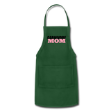 CARNIVORE MOM - Style 1 - Apron - forest green