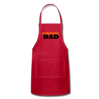 CARNIVORE DAD - Style 2 - Apron - red