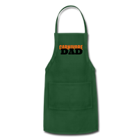 CARNIVORE DAD - Style 2 - Apron - forest green