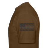 CARNIVORE DAD - Military Salute - T-Shirt - brown