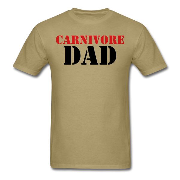 CARNIVORE DAD - Military Salute - T-Shirt - khaki