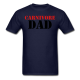CARNIVORE DAD - Military Salute - T-Shirt - navy