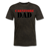 CARNIVORE DAD - Military Salute - T-Shirt - mineral black