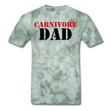 CARNIVORE DAD - Military Salute - T-Shirt - military green tie dye