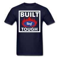 BUILT BEEF TOUGH - Unisex T-Shirt - navy