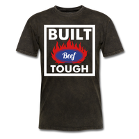 BUILT BEEF TOUGH - Unisex T-Shirt - mineral black