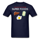 SUPER FOODS - Unisex Classic T-Shirt - navy