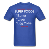 CARNIVORE SUPER FOODS - Unisex Classic T-Shirt - royal blue