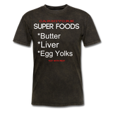 CARNIVORE SUPER FOODS - Unisex Classic T-Shirt - mineral black