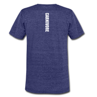 CRNVR - Large Logo - Back Logo - Unisex Tri-Blend T-Shirt - heather indigo