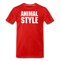 ANIMAL STYLE - Premium T-Shirt | Spreadshirt 812 - red