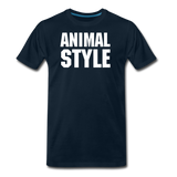 ANIMAL STYLE - Premium T-Shirt | Spreadshirt 812 - deep navy