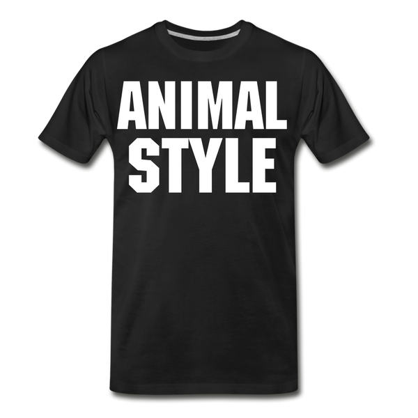ANIMAL STYLE - Premium T-Shirt | Spreadshirt 812 - black