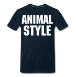 ANIMAL STYLE - Premium T-Shirt | Spreadshirt 812 - deep navy