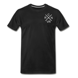 CRNVR-X - Design - Small logo - Men's Premium T-Shirt | Spreadshirt 812 - black