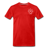 CRNVR-X - Design - Small logo - Men's Premium T-Shirt | Spreadshirt 812 - red